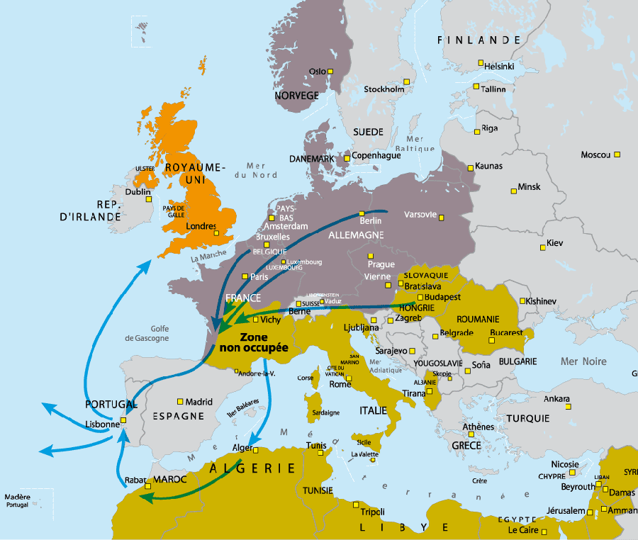L'Europe en juin 1940